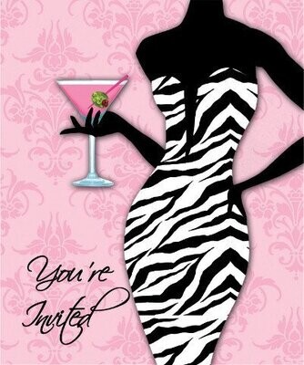 Invitations-Sassy and Sweet-8pkg 