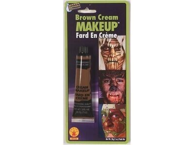 Costume Accessory-Brown Cream Makeup Tube-1pkg-1oz