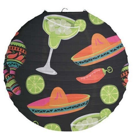 Lantern-Paper-Mexican Fiesta-1pkg-12&#39;&#39;