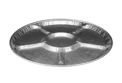 Tray-Compartment-Silver-Foil-16&quot;