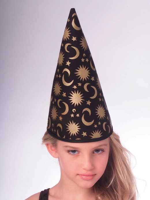 Costume Accessory-Conical Wizard Hat-1pkg