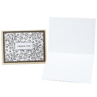 Thank You Cards-Flowers-8pk