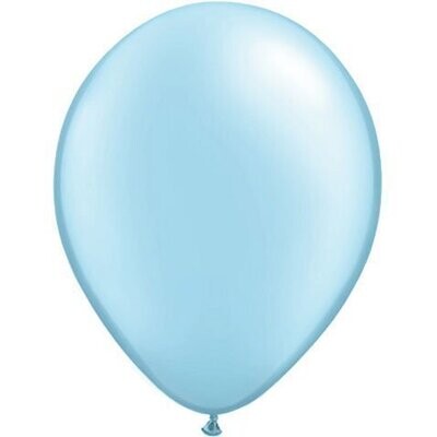 Latex Balloons-Pearl Light Blue-100pkg-11&quot;