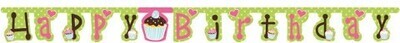 Jointed Banner-Cupcake Happy Birthday-1pkg-7.23ft