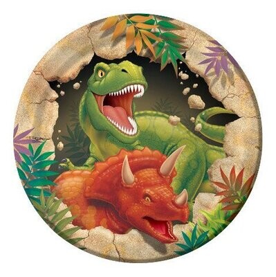 Plates-BEV-Dino Blast-Paper