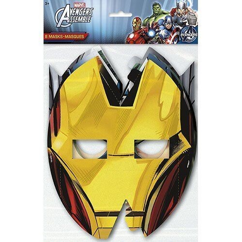 Mask - Avengers - 8pk - Paper