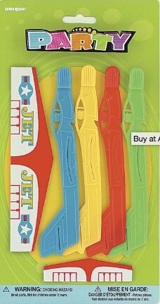 Party Favors- Glider Planes- 8pcs/6.5&quot;