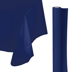 Tablecover Roll-Navy Flag Blue-100Ft-Plastic