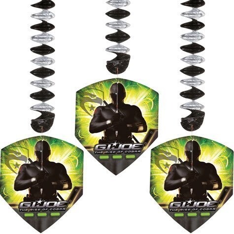 Danglers-Gi Joe-6.5&#39;&#39;x6.5&#39;&#39;-3pk  (Discontinued)