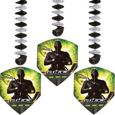 Danglers-Gi Joe-6.5&#39;&#39;x6.5&#39;&#39;-3pk  (Discontinued)