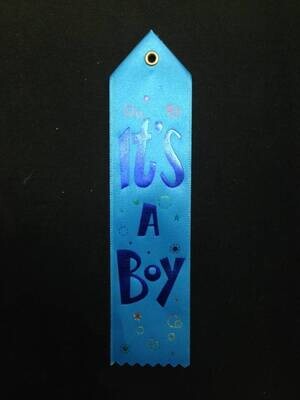 Award Ribbon-Its A Boy-8.25''