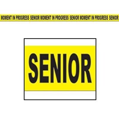 Party Tape-Plastic-Senior Moment in Progress-1pkg-20ft