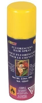 Fluorescent Yellow Hair Spray-1pkg-3oz