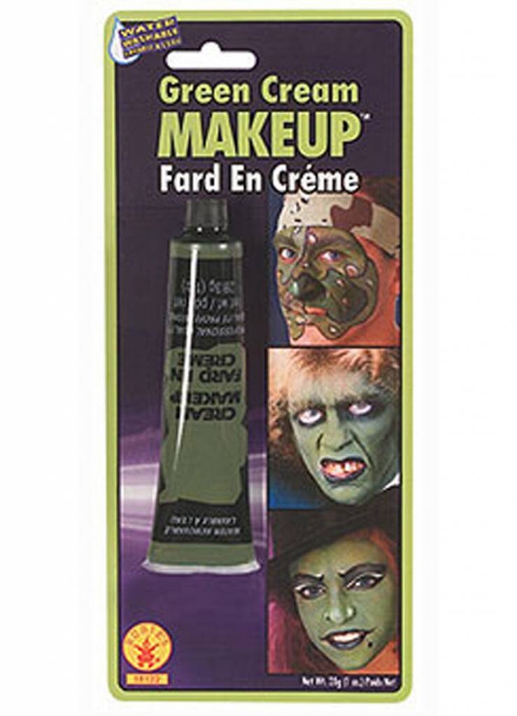 Costume Accessory-Green Cream Makeup Tube-1pkg-1oz