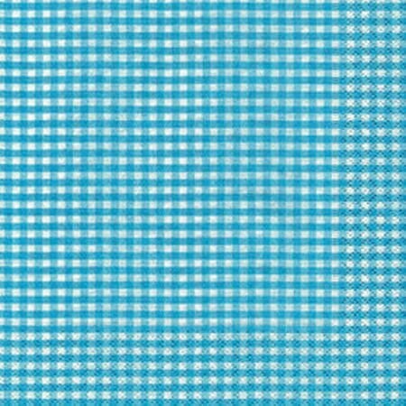 Napkins-LN-Vichy Turquoise-20pkg-3ply