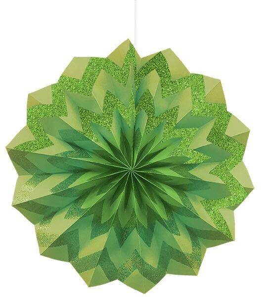Glitter Paper Fans