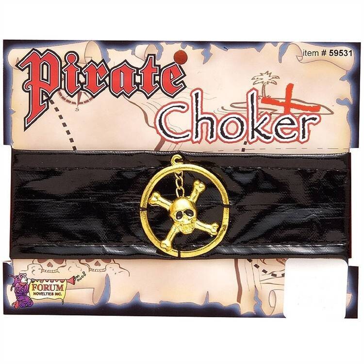 Costume Accessory-Pirate Choker-1pkg