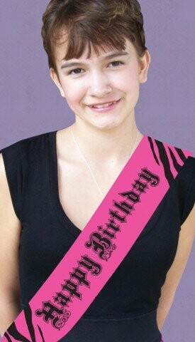 Sash-Satin-Super Stylish Happy Birthday-1pkg