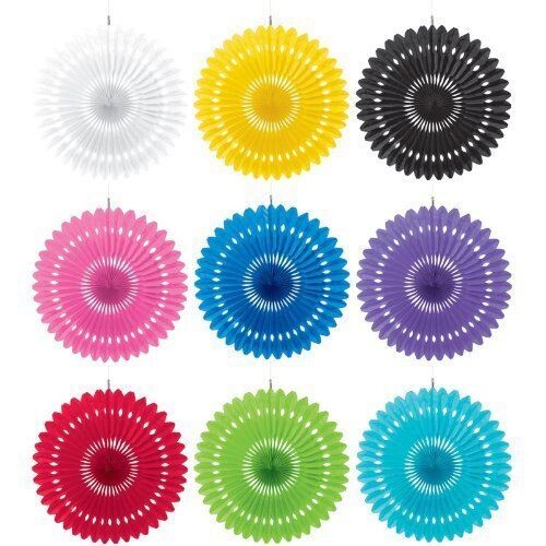 Danglers-Paper Fan- Black-16&#39;&#39; (Discontinued)