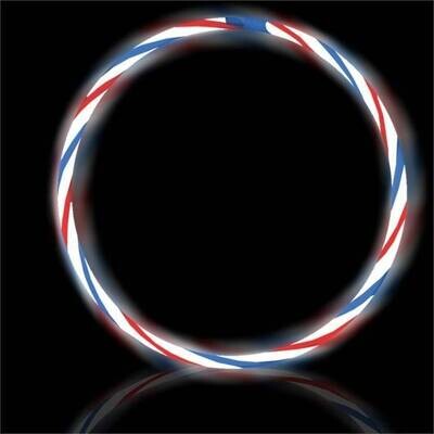 Party Favor-Swizzle Glow Necklace-Red, White, and Blue-1pkg-22&quot;