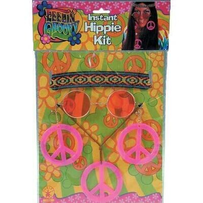 Costume Accessory-Feelin&#39; Groovy Accessory Set-1pkg