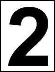 Numbers-#2-Black-Plastic-5.25&#39;&#39;