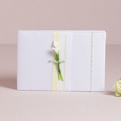 Guest Book-Calla Lily-1pkg-6.5&quot;x9.5&quot;