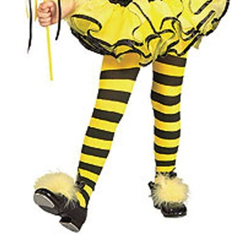 Costume Accessory-Bumble Bee Tights-Toddler Size