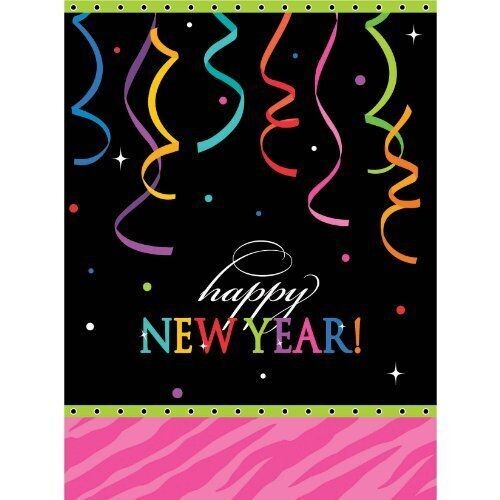 Table Cover-Wild New Year-Plastic-54&#39;&#39; x 102&#39;&#39;