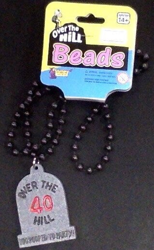 Necklace-Over the Hill-40th-1pkg