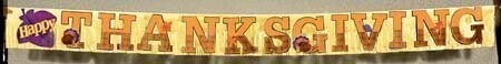 Banner- Fringe- Thanksgiving -8.2ft