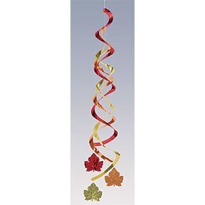 Danglers-Foil Swirl-Fall Leaves-2pkg-24&quot;