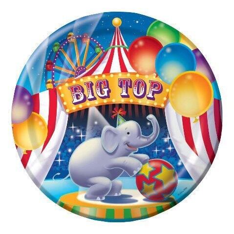 Plates-LN-Big Top Circus