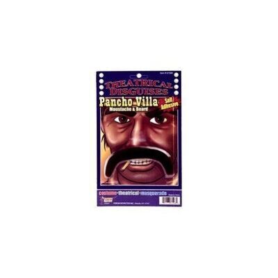 Costume Accessory-Pancho Villa Moustache-1pkg