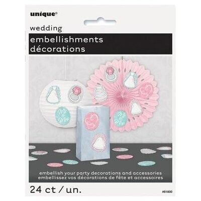Embellishments- Wedding- 24pk