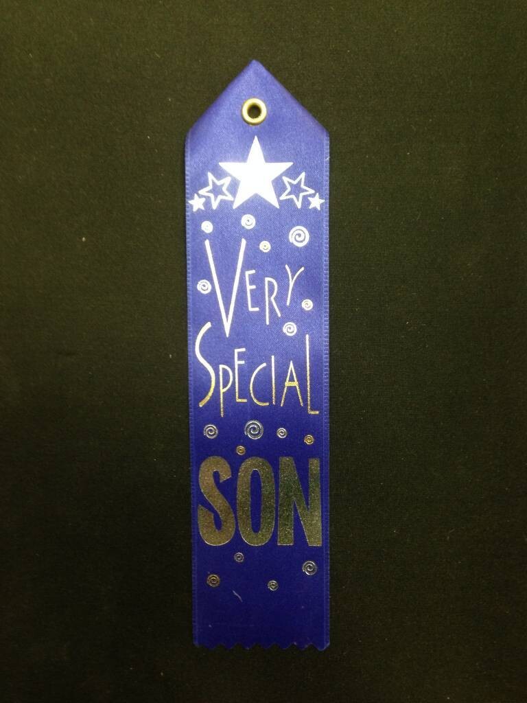 Award Ribbon- Very Special Son-8.25&#39;&#39;