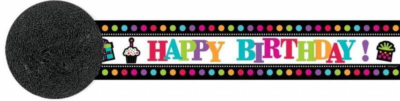 Paper Crepe Streamer-HBD-30ft