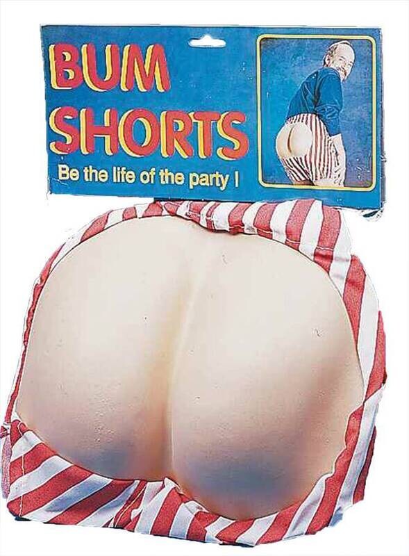 Costume Accessory-Plastic-Butt Shorts-1pkg