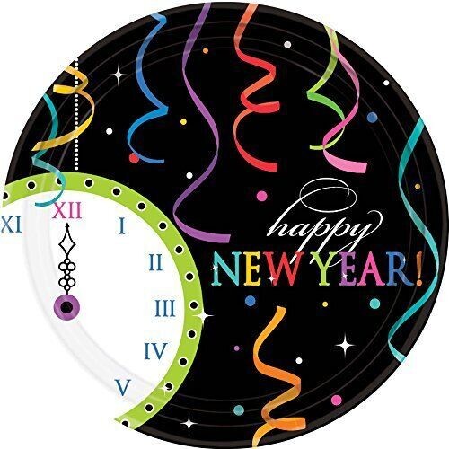 Plates-BEV-Wild New Year-Paper-8pk-Paper