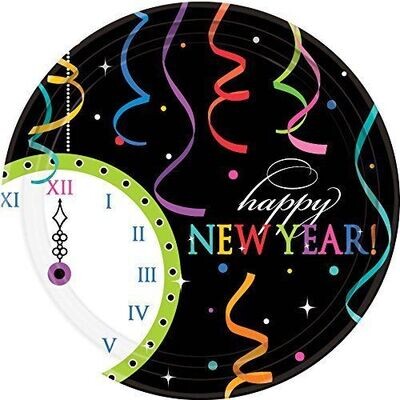 Plates-BEV-Wild New Year-Paper-8pk-Paper