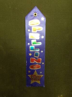 Award Ribbon-Blue Spelling Star-8.4''