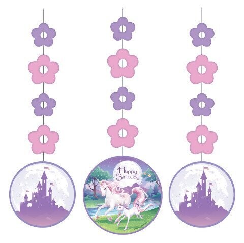 Hanging Cutouts-Unicorn Fantasy