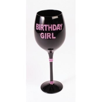 Wine Glass-Birthday Girl-1pkg-8.8oz