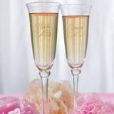 Etched Toasting Flute Glass-Bridesmaid-1pkg-10&quot;