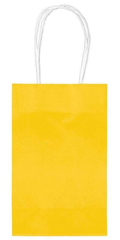 Gift Bags-Sunshine Yellow-Value/10pk/8.5&#39;&#39;