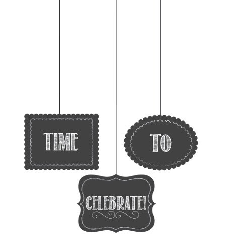 Hanging Cutouts-Chalkboard-3pkg-36&quot;
