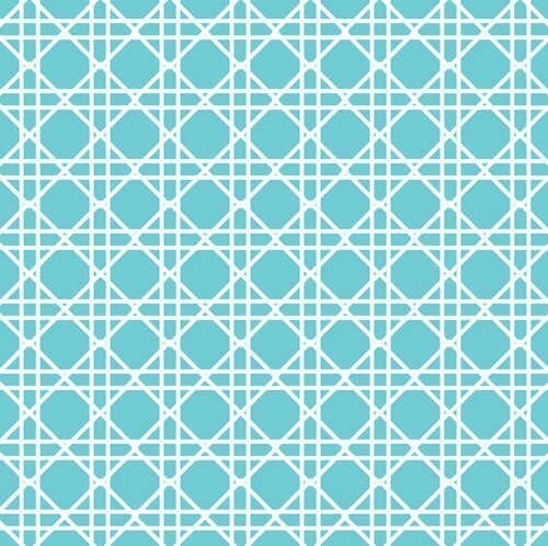 Napkins-BEV-Cane Tropical Teal-24pkg-3ply
