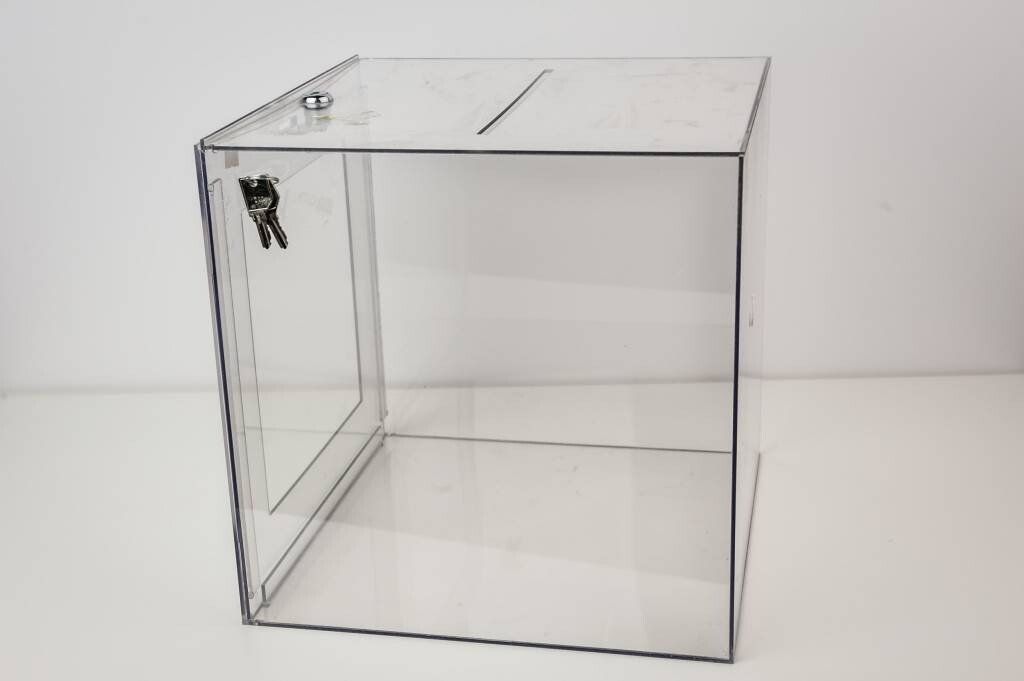 Rental-Large Plastic Cube Ballot Box-1Day