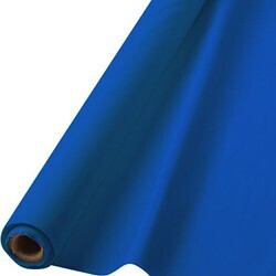 Tablecover Roll-Bright Royal Blue-100Ft-Plastic