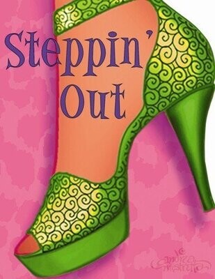 Invitations-Steppin&#39; out -8pk